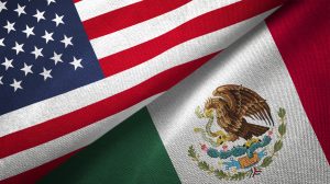 free trade agreements | U.S. and Mexico flag