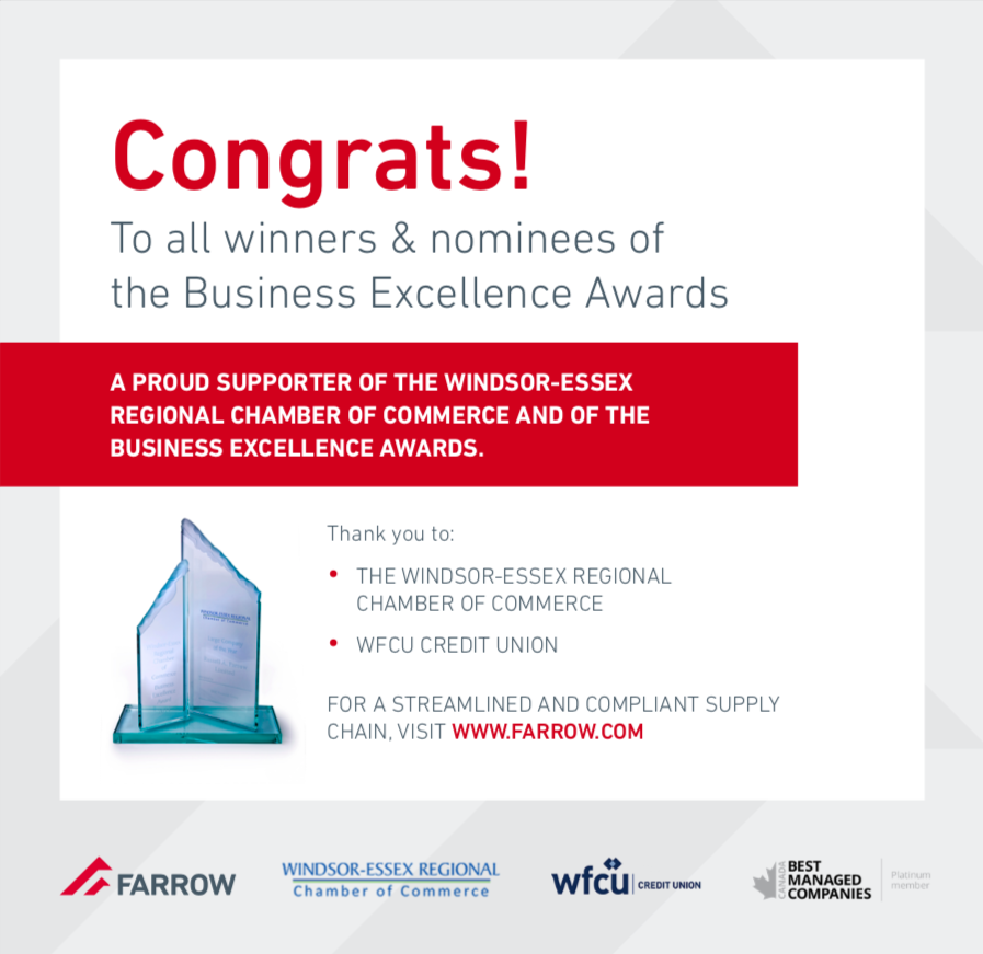 Rick Farrow wins the Believe Windsor Essex Award Farrow