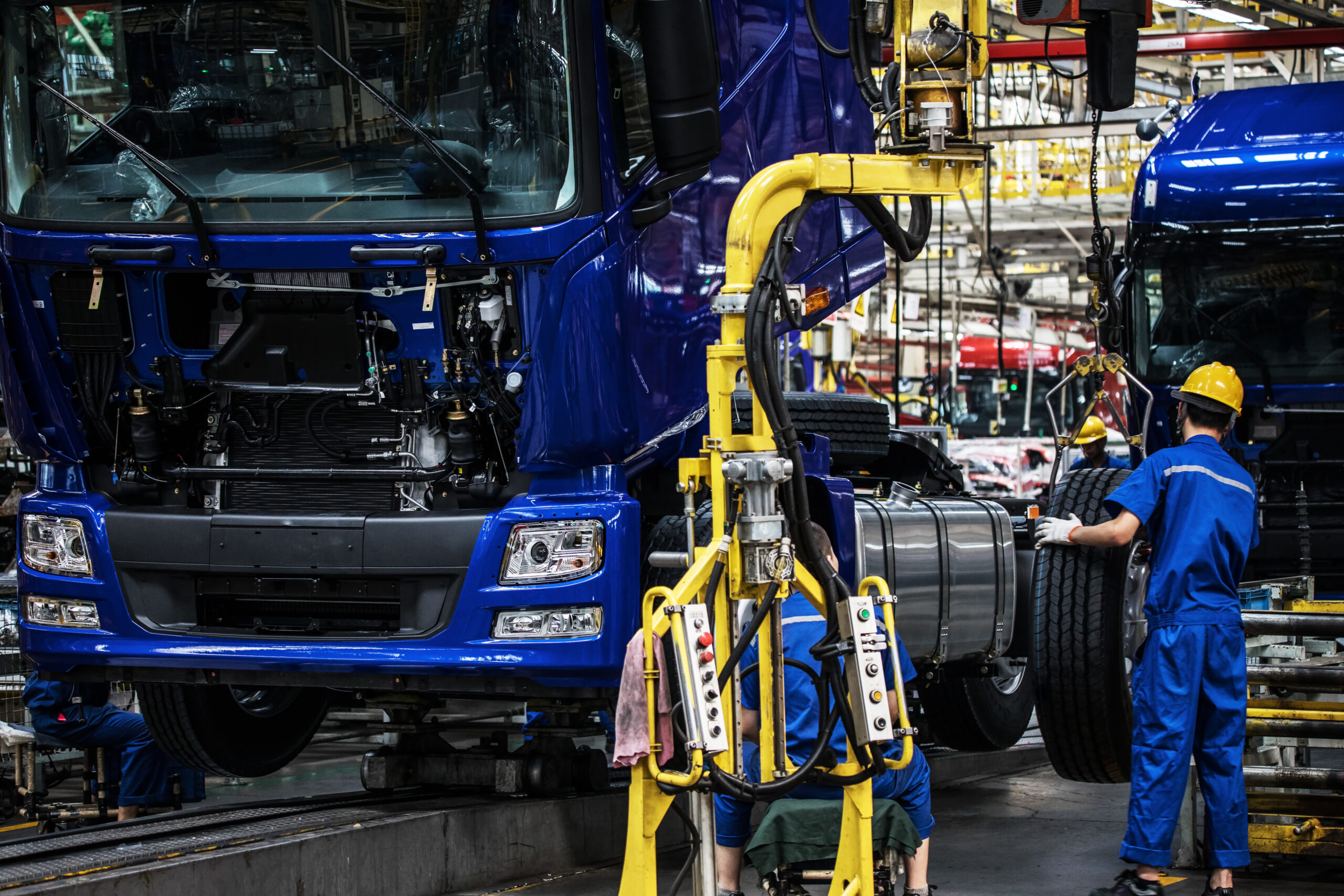 truck bodies in factory